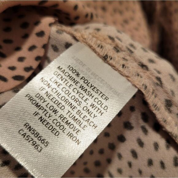 NWT Halogen Pink Dot Camisole Tank Top Size 1 - Picture 5 of 5